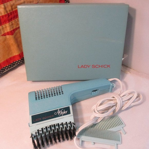 Vintage 1970's Lady Schick Electric Hair Dryer Comb Blower Cybil Shepherd - Picture 4 of 5